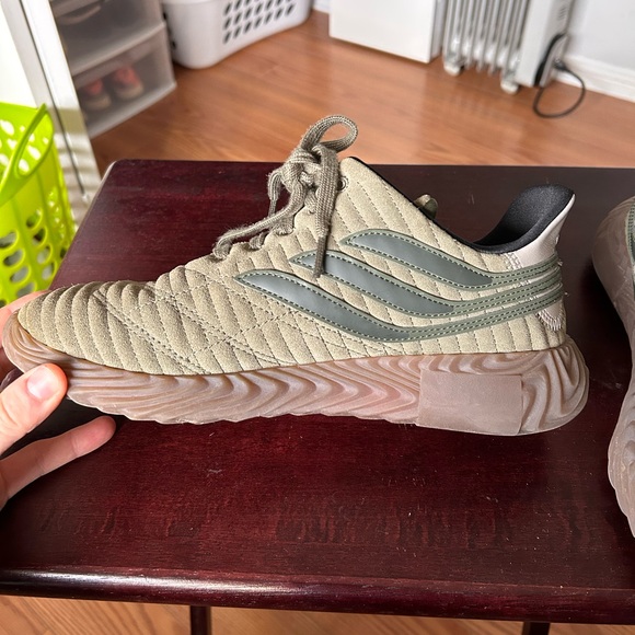 US 9.5 Adidas Sobakov Raw Khaki Cargo - Picture 5 of 6